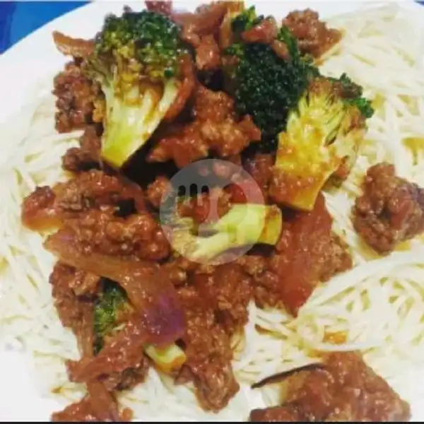 Spaghetti Chiken Brookoli | La Petit Burger Dan Pasta, Kec Andir.Kel.garuda