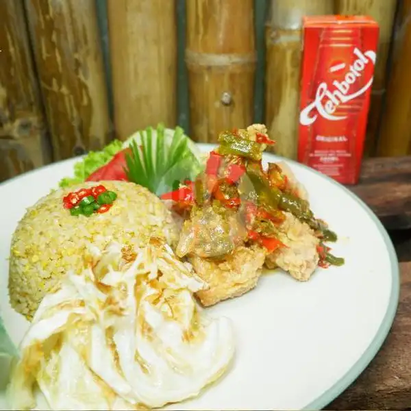 Nasi Curry Ayam Karage + Minuman | Radja Dapoer