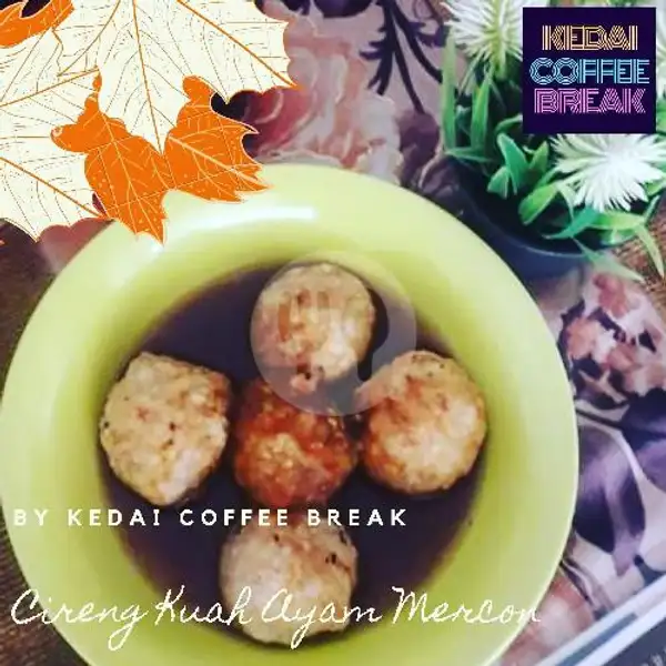 Cireng Kuah Ayam Mercon | Kedai Coffee Break, Curug