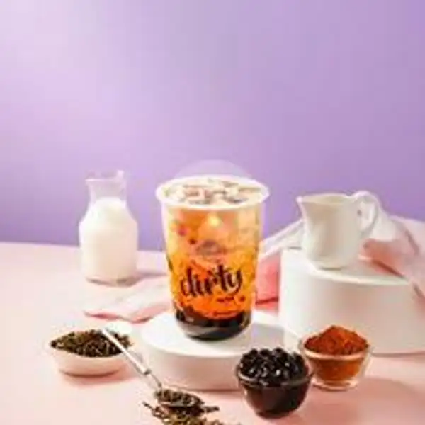 Dirty Boba Roasted | Yuzuki Tea & Bakery Majapahit - Cheese Tea, Fruit Tea, Bubble Milk Tea and Bread