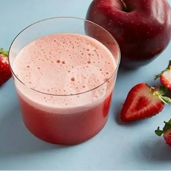 Juice Mix 2 Varian ( Strawberry+ Apel Merah ) | Juice Buah Ori