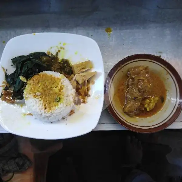 Nasi Kikil Es Teh manis | Masakan Padang Doa Mande