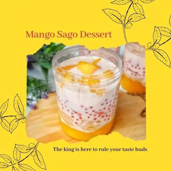 Mango Sagoo Dessert Party Size (2 Liter) | Afro Mango, Serpong