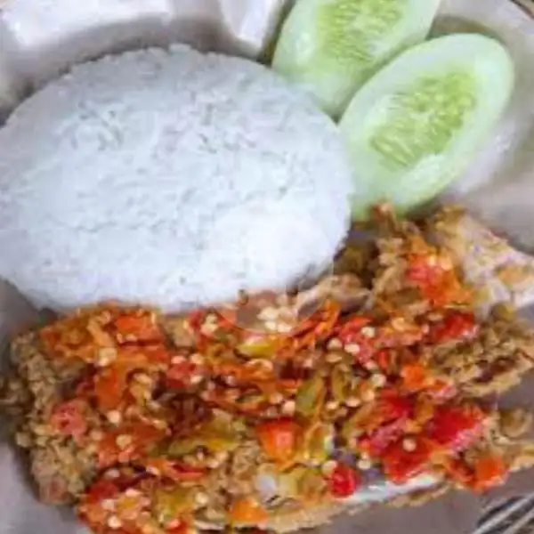Ayam Geprek + Nasi + Teh Panas / ICE | Jasmine Juice, Terminal Karang Jati