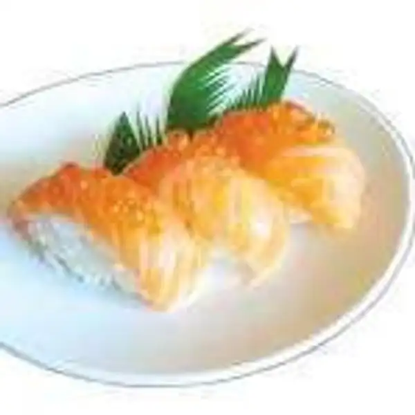 Ikura salmon sushi | Sushi Kawe, Denpasar