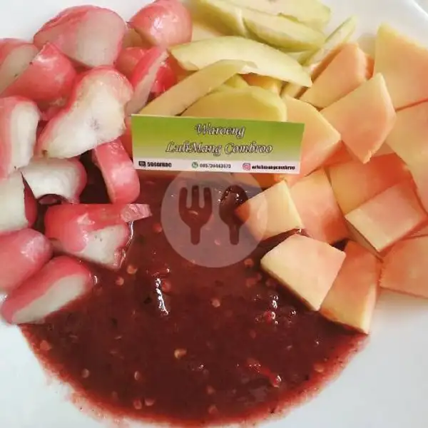 Colek Gula Pasir Basah + Asam | Waroeng Rujak LuhMang Combroo, Denpasar