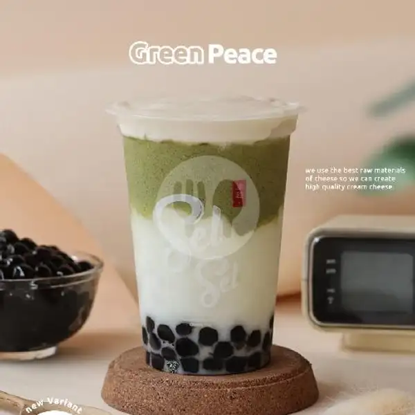Green Peace + Bubble | Sel-Sel Cheese Tea Laban
