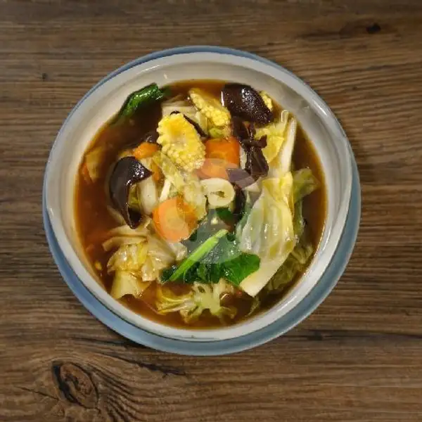 Capcai Vegetarian Kuah/Goreng | Uncle Loe Cafe dan Resto, Merbau