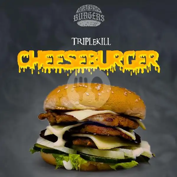 Triplekill Cheeseburger | WARUNG BURGER'S