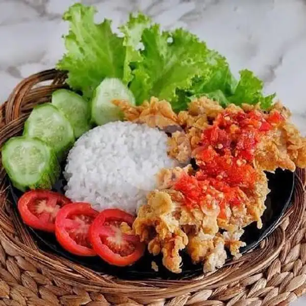 Ayam Geprek + Nasi | Cabang (Warung Sate Amudi), Panglima Aim