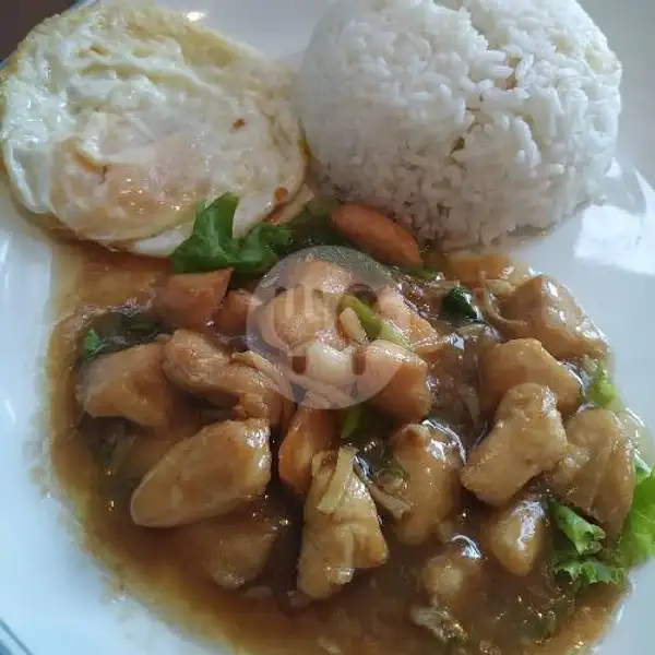 Ayam Minyak Wijen + Nasi Putih | Cincai Cafe, Baloi Kusuma