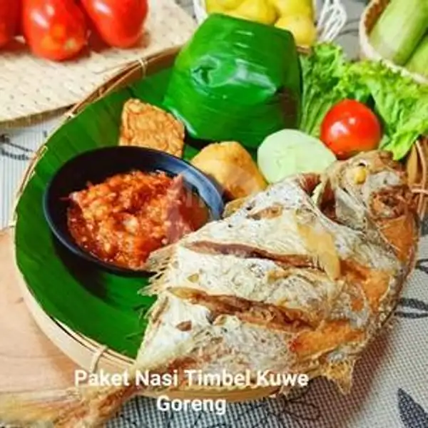 Nasi Timbel Kuwe Goreng | Ayam Bakar Dan Ikan Bakar Selera Nusantara, Dapur Nusantara