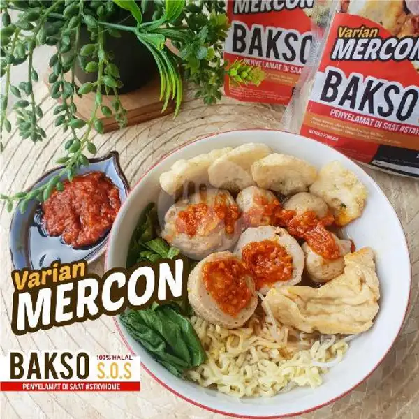 bakso mercon | Delvi Snack, Durian Cup, Raya Mukfar