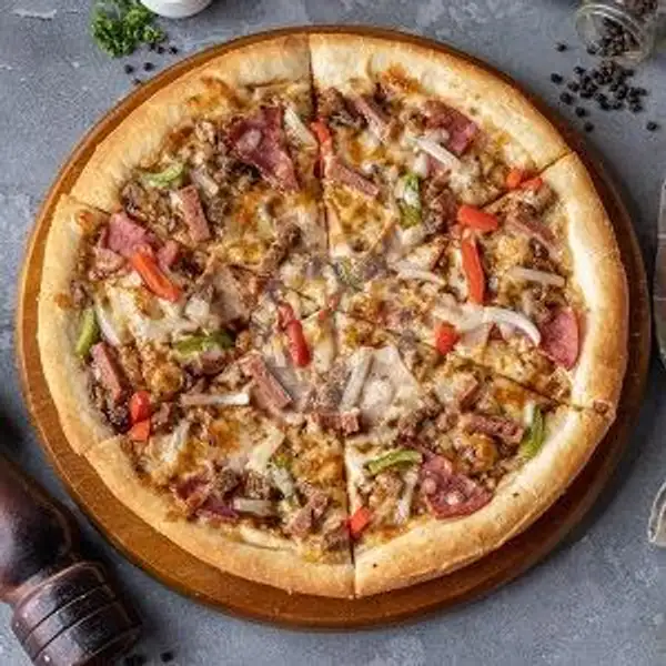 Black Pepper Beef Large | Pizza Boxx, Kahfi
