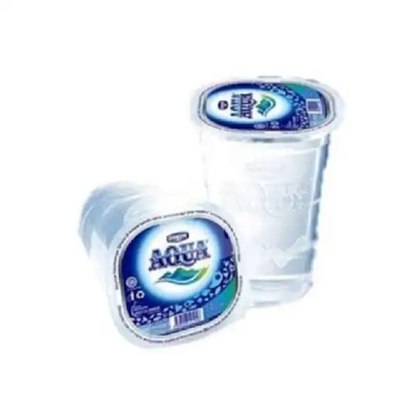 Air Mineral Aqua Gelas 220ml | Rembulan Kitchen