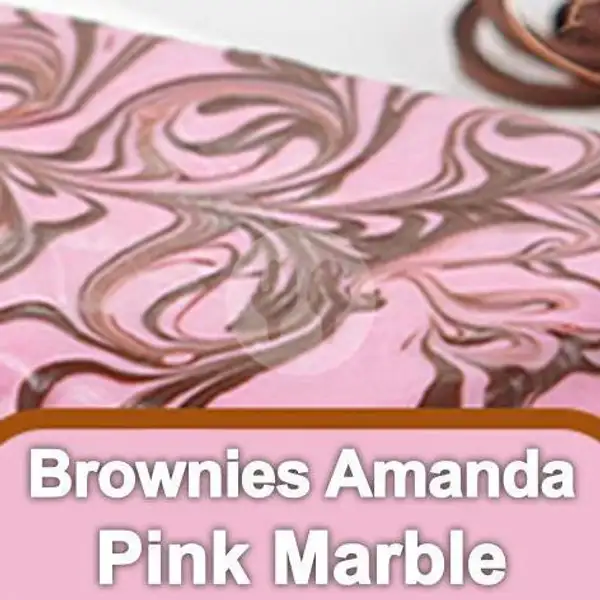 Amanda Pink Marble | Toko Brownise, Denpasar