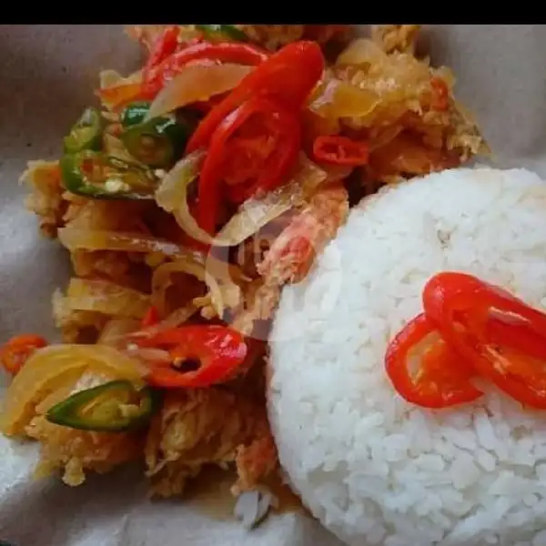 Udang Krispy Asam Manis+Nasi | Kedai Shofia, Ramin 2