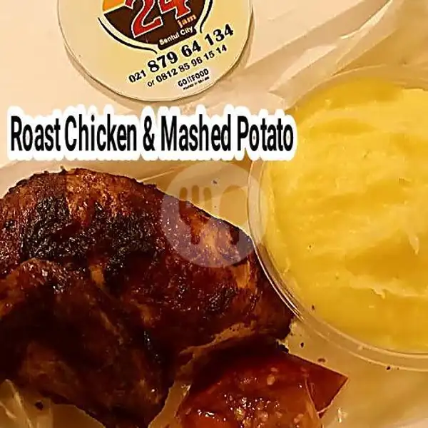 Roast Chicken with Mashed Potato | Dapur 24, Taman Venesia Sentul City