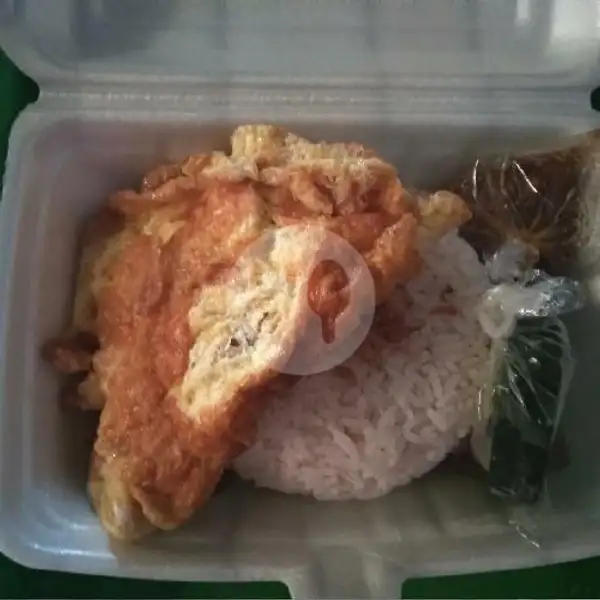 Nasi + Ayam Suwir  Sembunyi Telor Dadar Serundeng | Nyet Nyet Ayam Serundeng 25, Sendangguwo