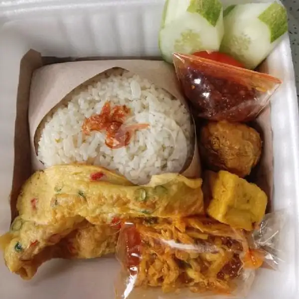 Nasi Liwet Ayam Suwir Rica Rica + Telur Dadar | Mom's Ulya, Segala Mider