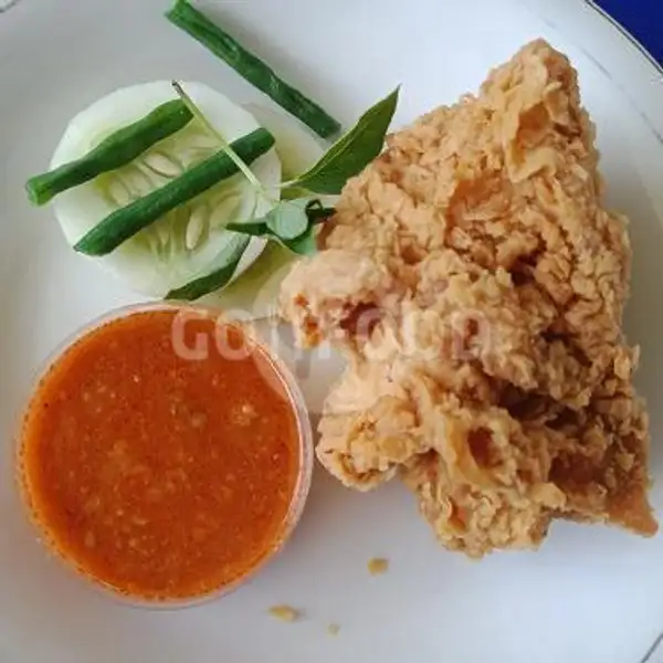 Ayam Krispi Leher | Warung Mas-Sul Ayam Krispi Lalapan, Mallengkeri