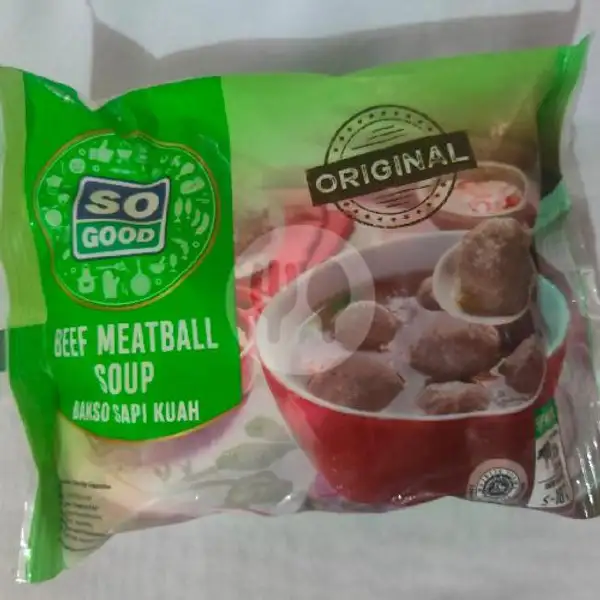 So Good Bakso Kuah Sapi 120 Gram | Happy Tummy Frozen Food