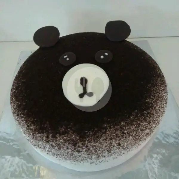 Tart Vanilla Oreo Panda Diameter 15cm | Almond Bakery Café Resto & Dessert, Mayjend Sutoyo