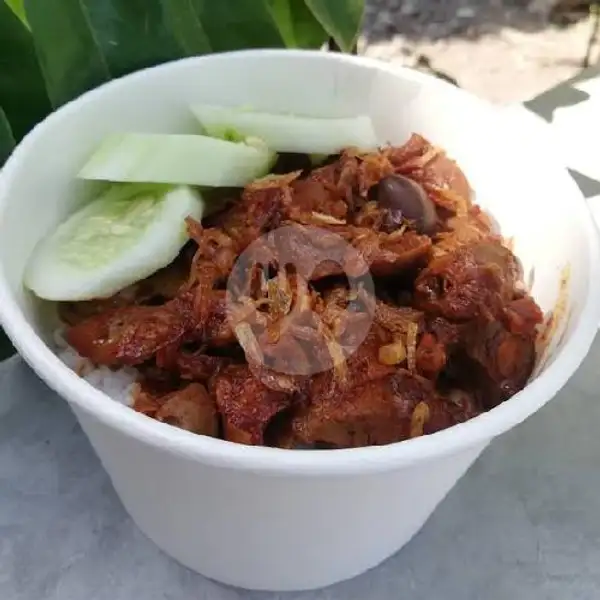 Rice Bowl Ati Ampela Sambal Tumis Bawang Merah | Syafi Foods, Mayangan
