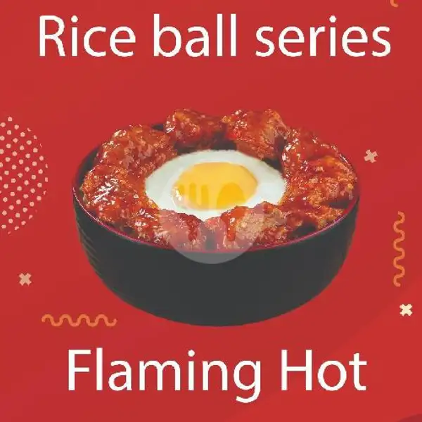 Rice Ball Flaming Hot | Jomtea, Batu Aji