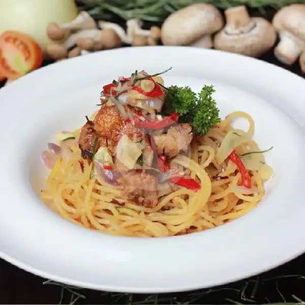 Spaghetti Pork Belly | Carnivor Steak & Grill, Surabaya