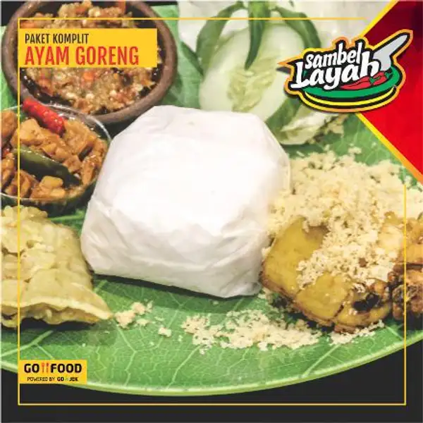 Paket Ayam Goreng Sambel Bledeg + Milo | Sambel Layah, Batang