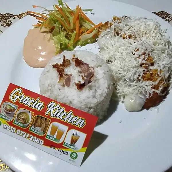 NUGGET CHICKEN KATSU MOZARELA + KEJU SERUT | Gracia Food, Teluk Amboina