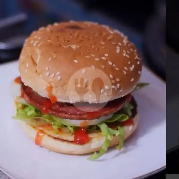 Burger Ukuran Besar | Dimsum Pempek Baso Aci Dan Frozen Food ADA,Bojong Pondok Terong