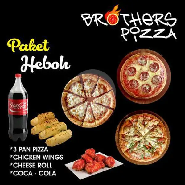 Heboh Medium | Brother's Pizza, Antasari Lampung