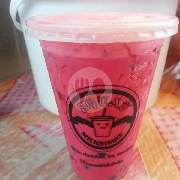 Red Velvet Boba | SQUAD Milkshake Puri Agung, Sei Beduk