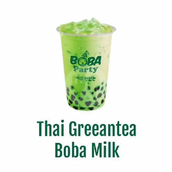 Thai Greentea Boba Milk | Boba Party, Sorogenen