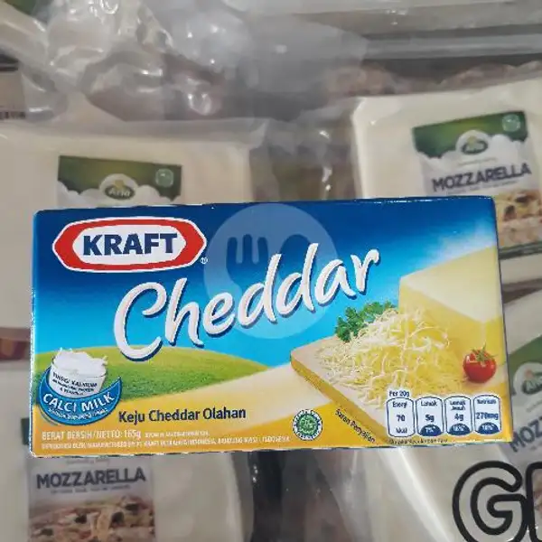 Kraft Cheddar 165 Gr | Berkah Frozen Food, Pasir Impun