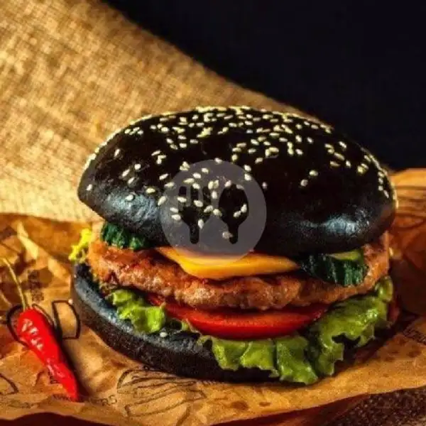 Black Beef Chesee Burger | Pisang Kaget, Bojong Gede