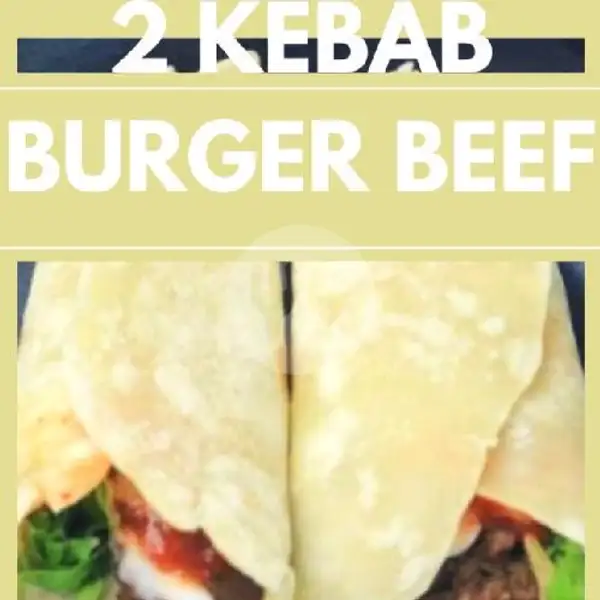 2 Kebab Burger Beef Ori Small | TEA AQUILA, FAJAR INDAH