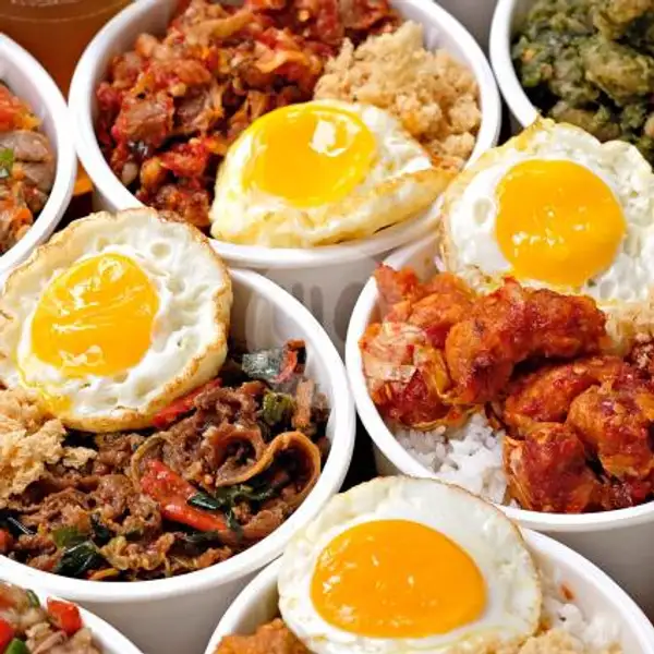 Chiken Rice Bowl Sambal Siwang | Syafi Foods, Mayangan
