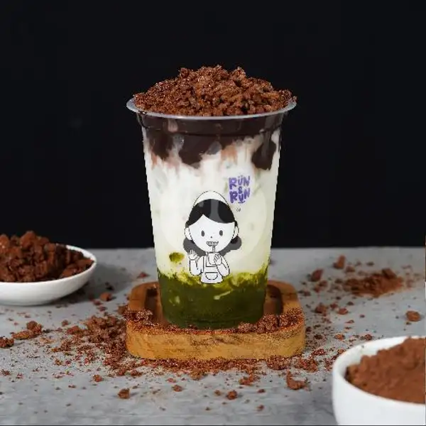 Choco Matcha FREE TOPPING | Run & Run Choco Drink & Food, Karya Timur