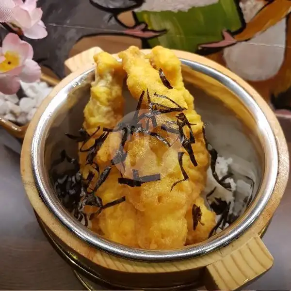 Shrimp Tempura Salted Egg Rice Bowl | Sakura Sushi, Renon