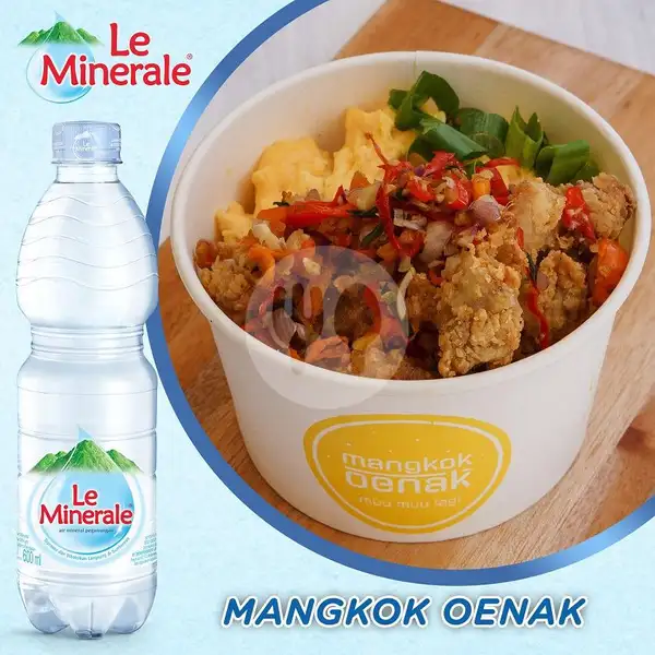 Chicken Sambel matah + Le Minerale 600 ml | Mangkok Oenak, Surya Sumantri