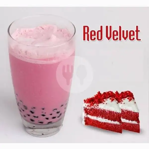 Boba Red Velvet | Dapur Cau, Buah Batu