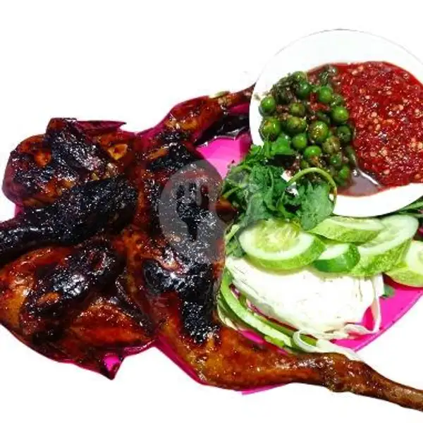 Paket Kenyang Rame Rame Ayam Bakar/goreng | Ayam Bakar Ayam Goreng RR Free Sambal Dadak Dan Karedok Lenca