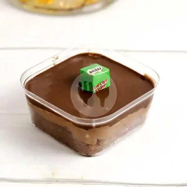 Personal Milo Dessert Box | Vanila cake