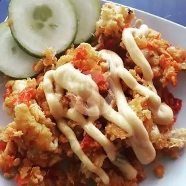 Nasi Ayam Geprek Krispy Saos Mayonaise+ Teh Obeng | Kuliner Kita, Panbil Mall