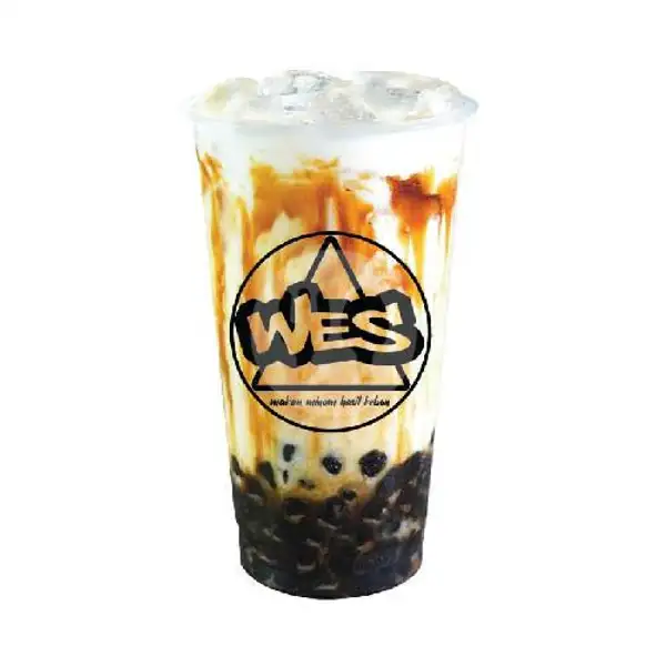 Fresh Milk Brown Sugar + Boba | Warung Es Willy (Wes), Pulo Gadung