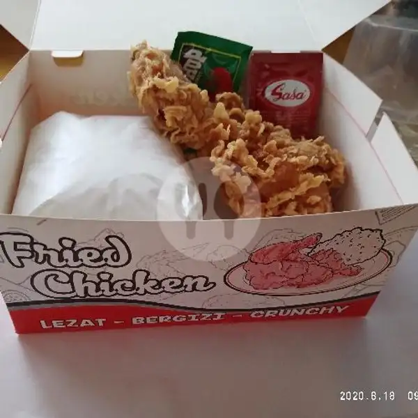 paket nasi dan ayam goreng | Minikita Fried Chicken, Rawa Kuning