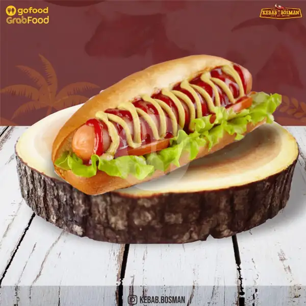 Hotdog | Kebab Bosman, Warung Kopi Hitam Putih